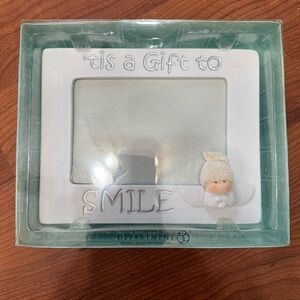 Department 56 White and Silver Picture Frame